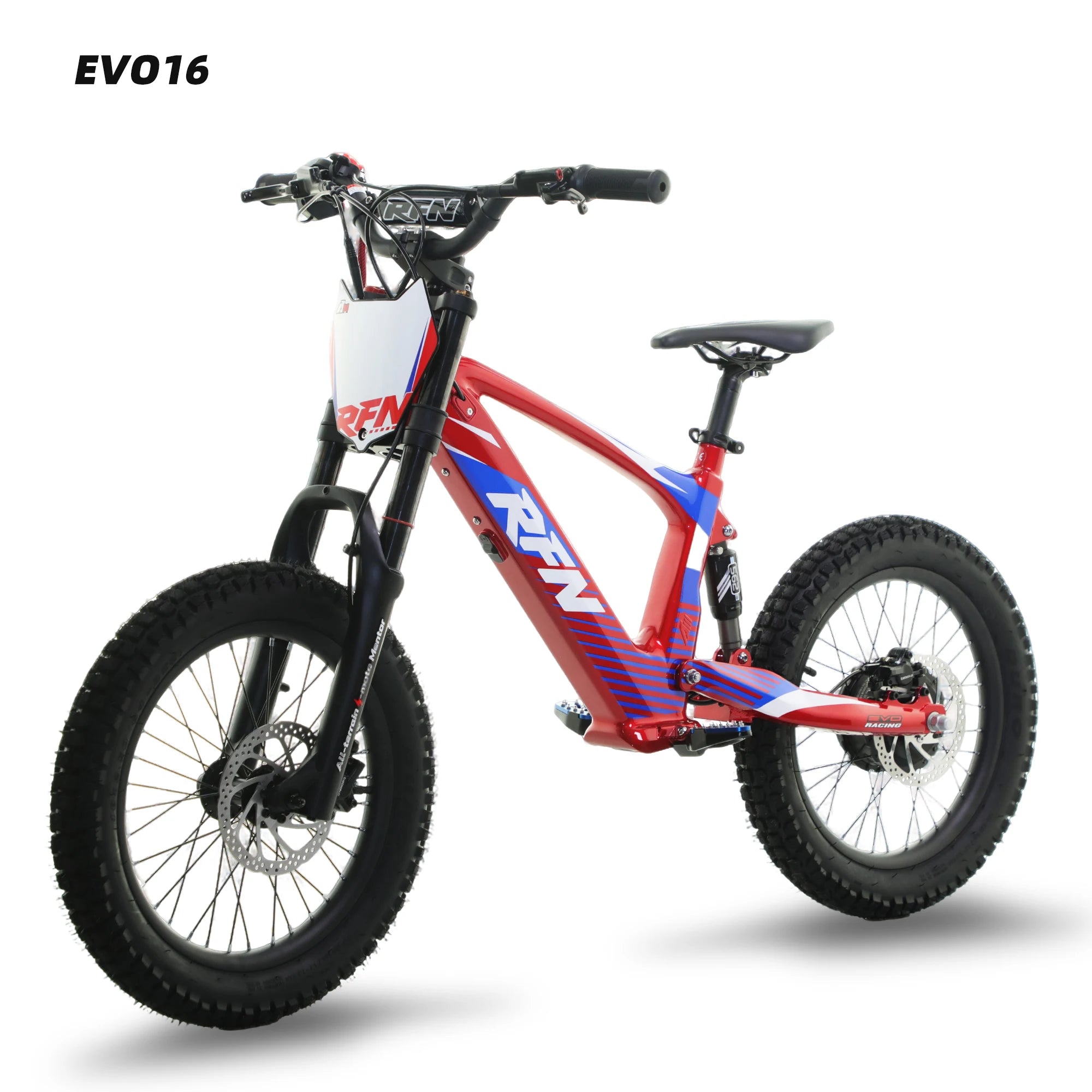 RFN Racing Electric Dirt Bike For Kids - Lightweight Aluminum Frame Electric Bike-15.5 mph Speed, 13.7-Mile Range for Ages 4-8
