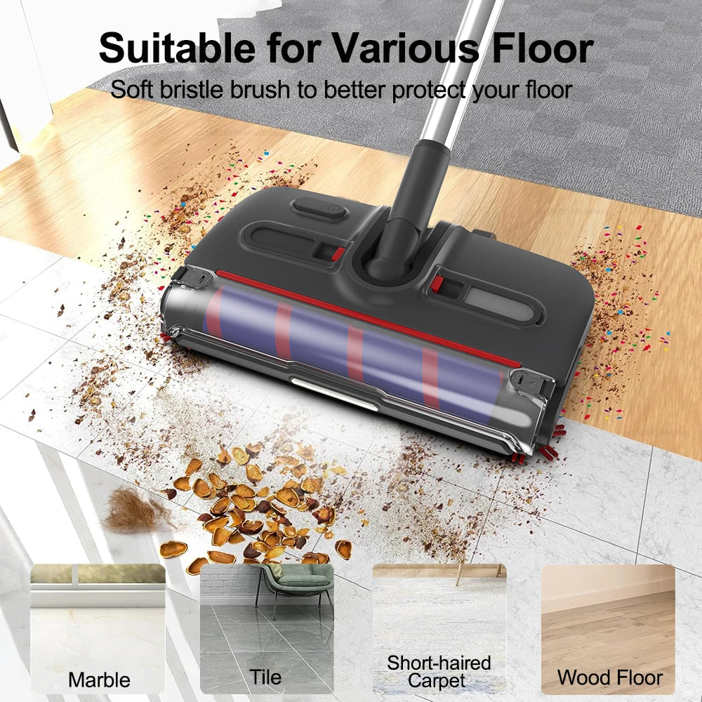 Electric Sweeper Handheld Floor Sweeper Cordless Portable Electric Mop Rechargeable Mopping Cleaning Machine for Floor Carpet