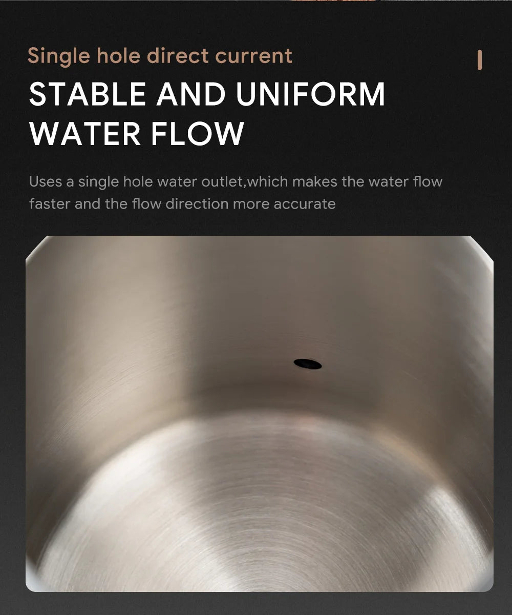 Stainless Coffee Pot/Coffee Pour Over 350/ 600ml Kettle wit Anti-scald Rope Premium Pour Over Kettle Stovetop Coffee Drip Kettle