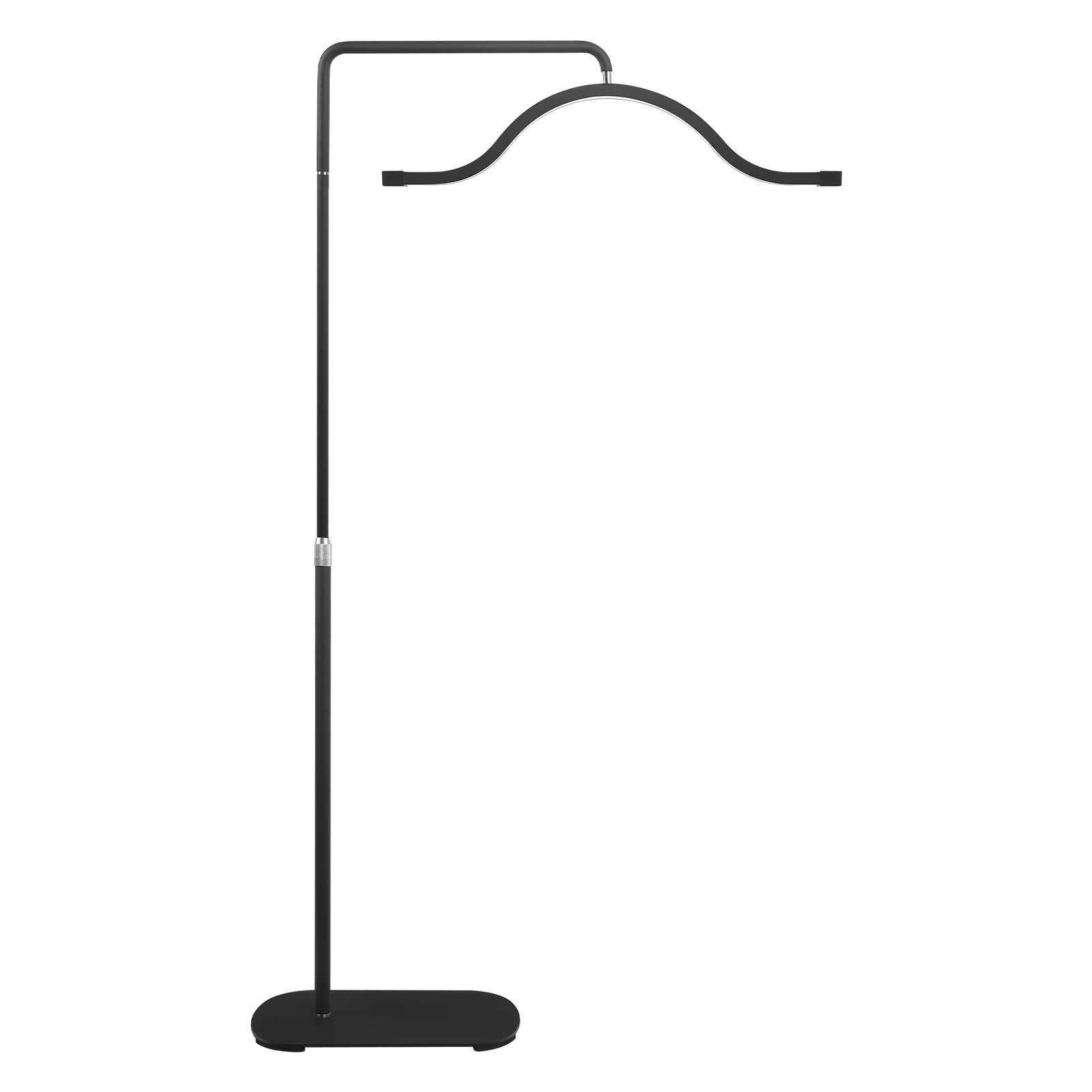 Fosoto 45W Half-Moon LED Floor Lamp – Shadow-Free Ring Light for Lashes, Facials, Tattoo, and Video Streaming