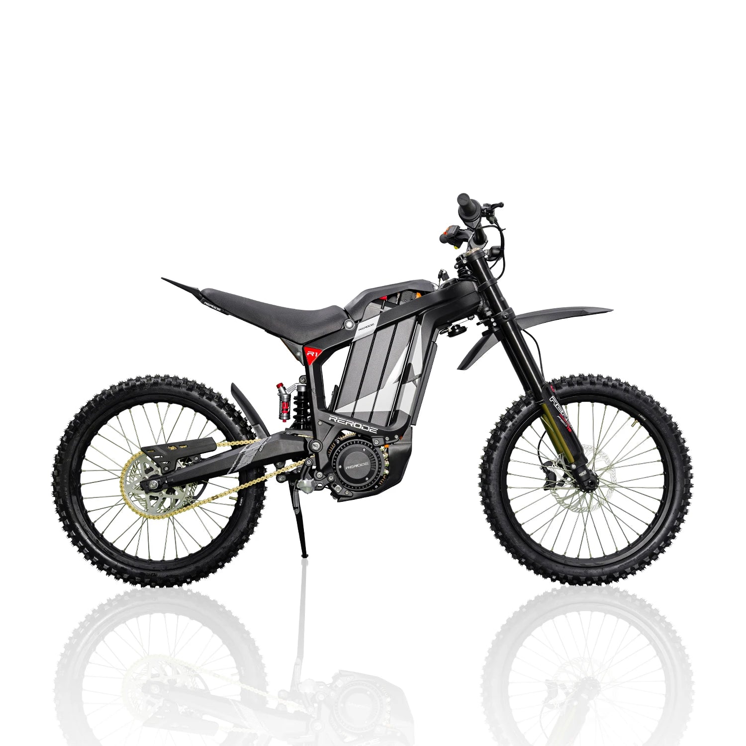 HEZZO 8000W Electric Dirt Bike 72v 35Ah Electric Bike Middrive Rerode R1 Ebike Off Road E Moto 53MPH 75 Miles Long Range 440NM