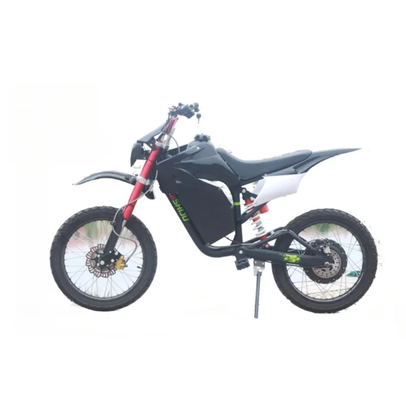 2000W Electric Dirt Bike for Adults Off-Road Motorcycle with Automatic Transmission and Disc Brakes
