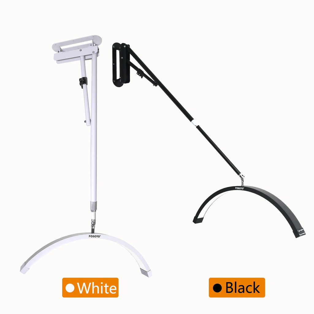 FOSOTO Wall Mounted Half Moon Lamp Photographic Fill Light LED Ceiling Light for Barbershop Eyelashes Nail Tattoo Beauty Salon