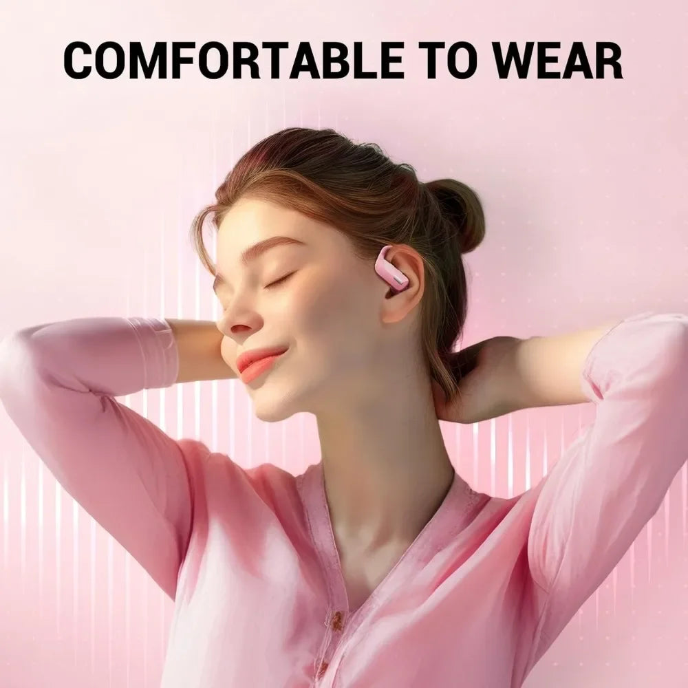 ‌Sport Bluetooth Earbuds: 80Hrs Stereo, HD Mic, Earhooks, ENC Noise Canceling, IP7 Waterproof, Ideal for Workouts & Running