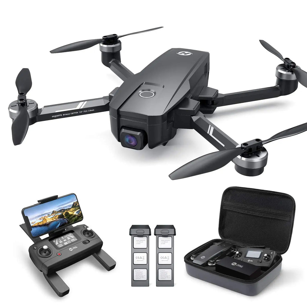 Holy Stone HS720E 4K Drone: Remote ID,  46min Flight, 5GHz FPV, 130° FOV, 4K/30FPS, Brushless, Auto Return, Follow,GPS,C0.