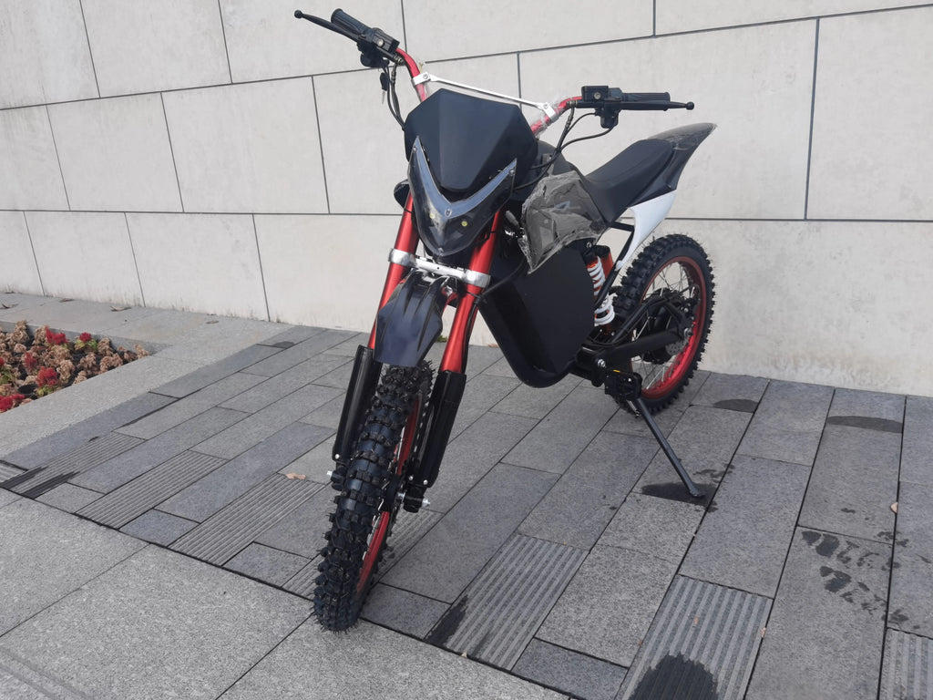 2000W Electric Dirt Bike for Adults Off-Road Motorcycle with Automatic Transmission and Disc Brakes