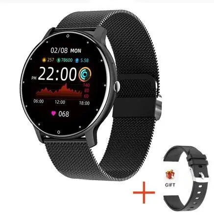 LIGE 2025 Smart watch Ladies Full touch Screen Sports Fitness watch IP67 waterproof Bluetooth For Android iOS Smart watch Female