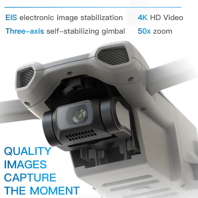 Dual-Camera Drone 017 - 4 Obstacle Avoidance Modes, Wi-Fi Brushless Motors LED Night Vision Ideal for Outdoor Adventures