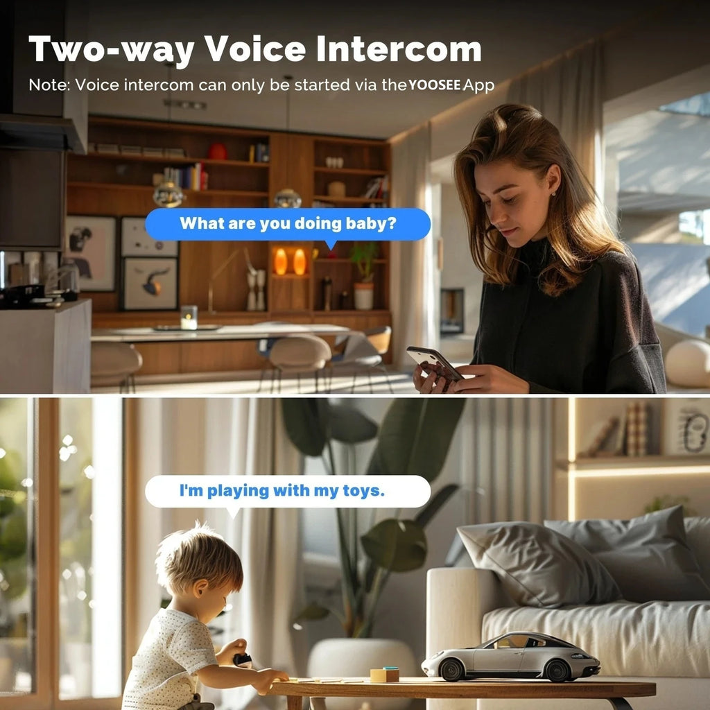 8MP WiFi IP Camera With Adjustable Bracket Dual Lens Security Wireless Surveillance Cameras Onvif 10X Zoom Baby Monitor Mini Cam