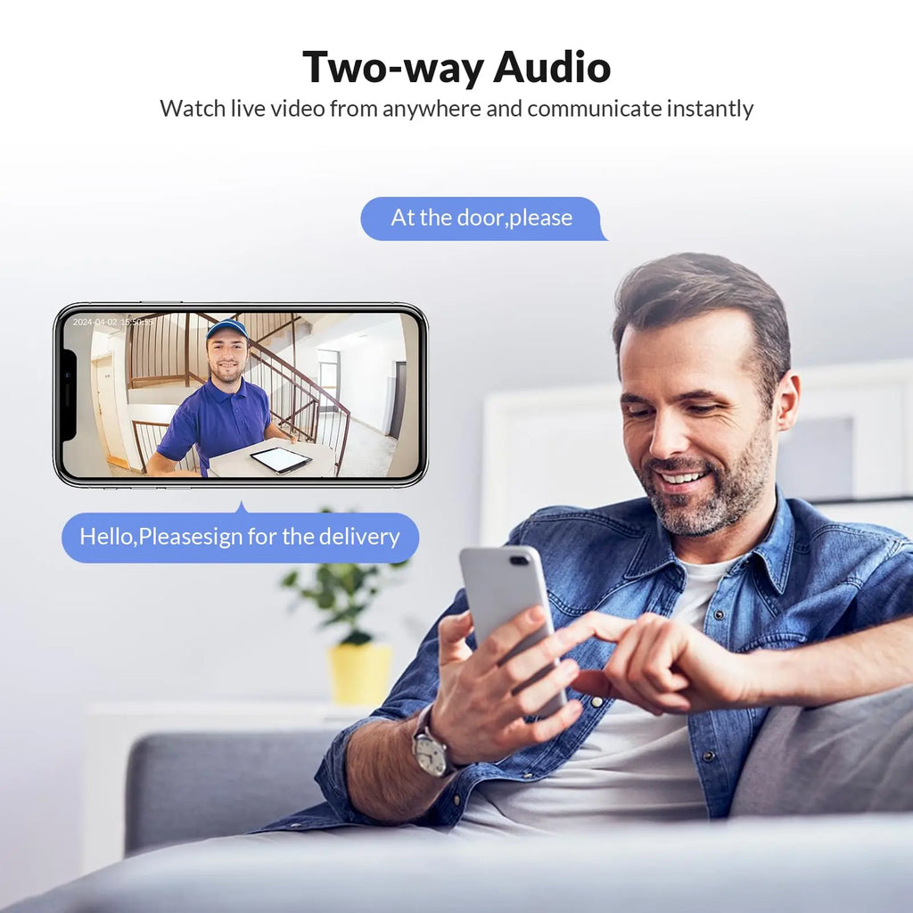 HD Wireless WiFi Visible Doorbell Camera Waterproof Video Door Bell Smart Outdoor Security Doorbell With Camera Vision Tools