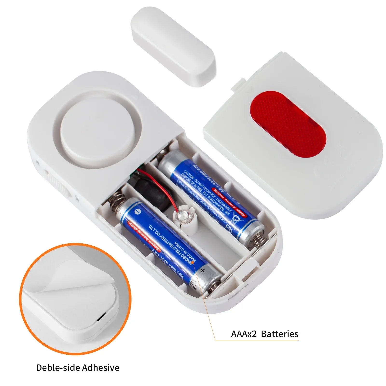 Door Window Sensor Wireless Burglar 130bp Alarm Magnetic Home Longer System Entry Burglar Security Battery Device Safety Home