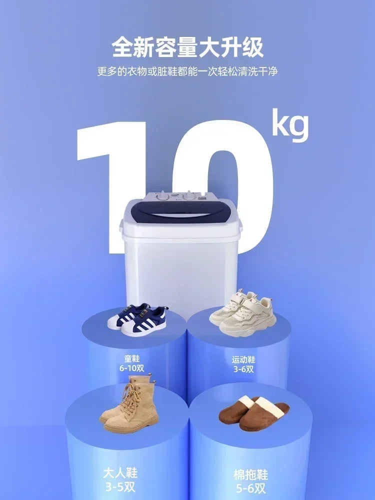 10kg Semi-Automatic Washing Machine. For Dormitory. Mini House Rental. Portable. Easy to Operate. Large Capacity.