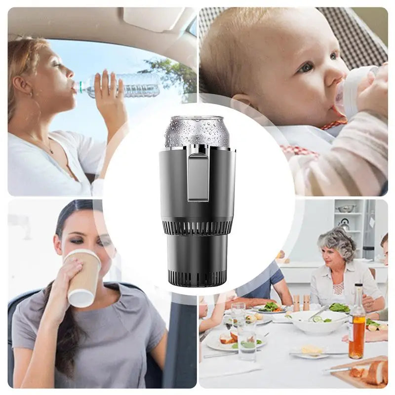 Car Coffee Warmer 2-in-1 Car Coffee Warmer And Cooler Water Bottle Holder Car Drink Holder Car Cup Expander For Coffee Baby
