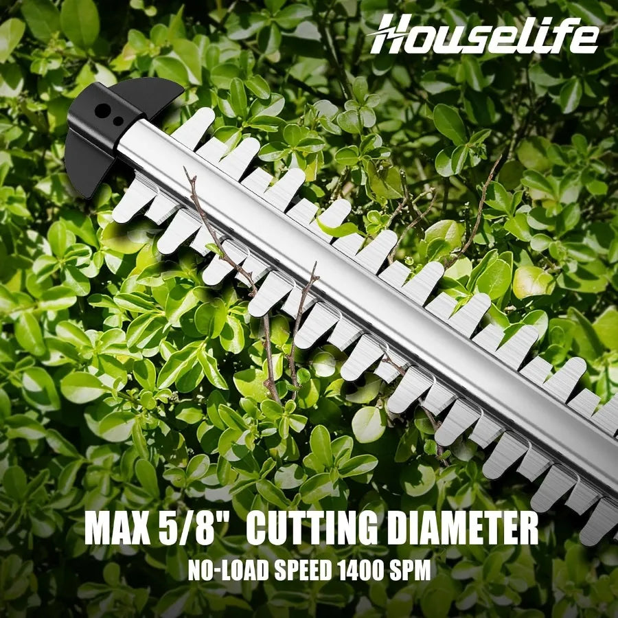 Cordless Hedge Trimmer and Leaf Blower Combo Compatible with  20V Max Battery Tool Only 18'' Battery Powered Hedge Trimmers and