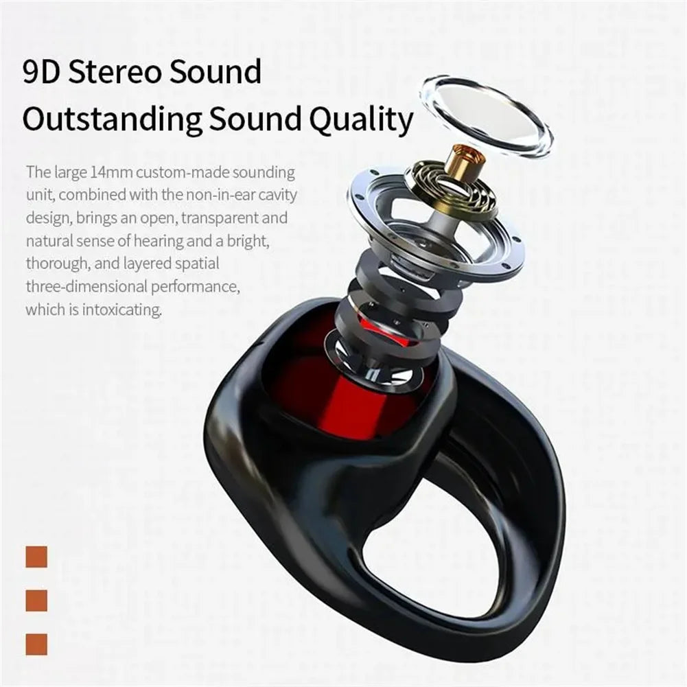 JS270 Wireless Headphones Bone Conduction Waterproof Open Ear Hanging Headset Noise Canceling Stereo Headphones