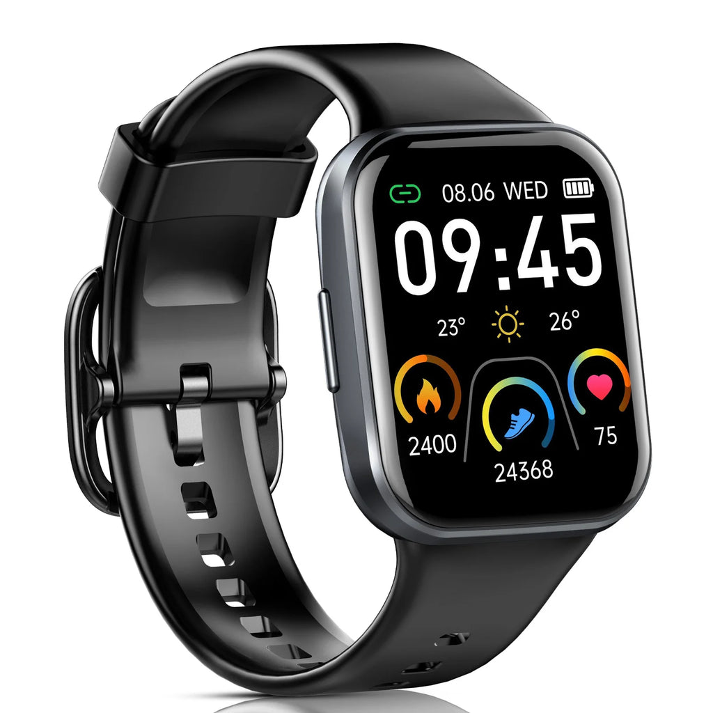 Jxrev Smart Watch, Fitness Tracker Watch, 1.69'' Sports Watch for IP68 Waterproof, Ultra Thin Watch with Sleep Monitor.