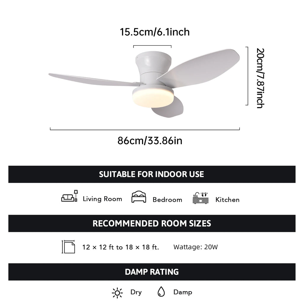 Ceiling fan with light casa inteligente socket fan light ventilatore da soffitto con luce de techo con luz silenciosos led cold