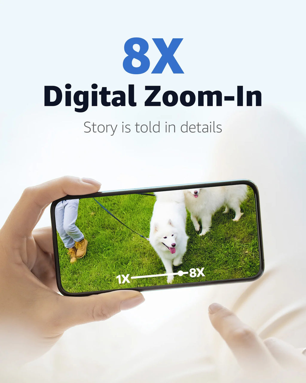 Annke PTZ Wifi Camera Wireless 2X Digital Zoom 5=4MP H.264+ Human Auto Tracking Sound Detection IP Camera Security Protection