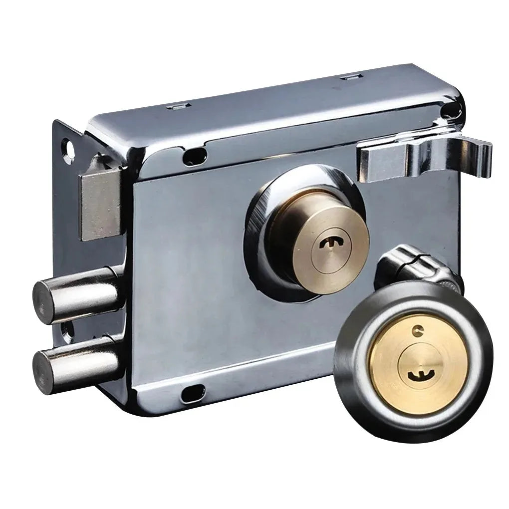 Exterior Iron Door Locks Security Anti-Theft Lock Multiple Insurance Lock Wood Gate Lock Hardware Household Indoor Dormitory