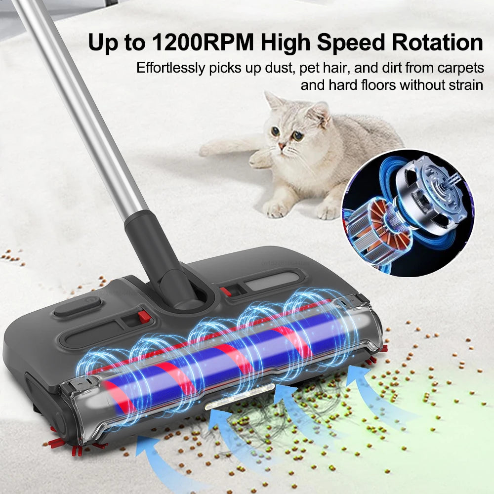 Electric Sweeper Handheld Floor Sweeper Cordless Portable Electric Mop Rechargeable Mopping Cleaning Machine for Floor Carpet